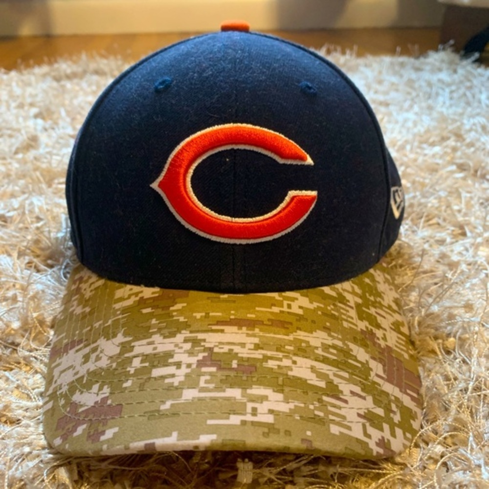 Chicago Bears NFL + Salute to Service camo print ball cap New Era 9Fifty